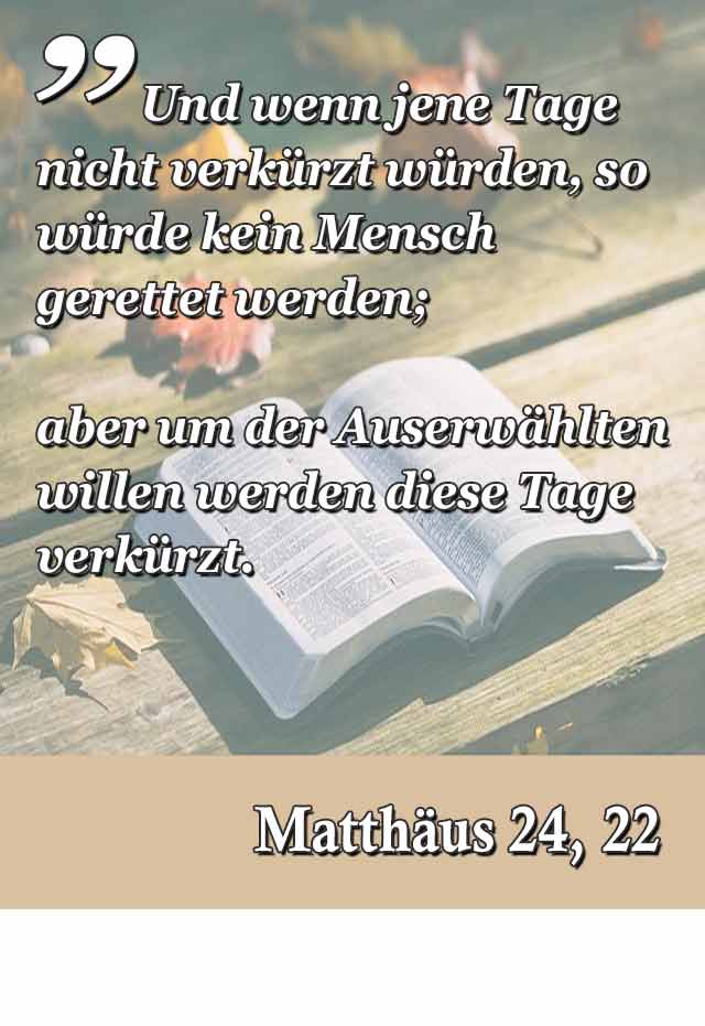 Matthäus 24, 22
