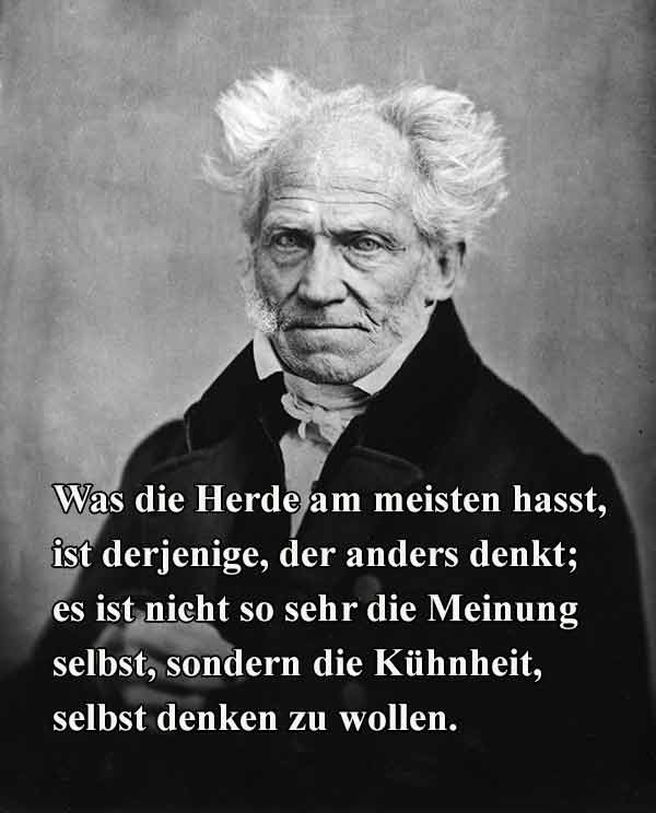 Arthur Schopenhauer Zitat