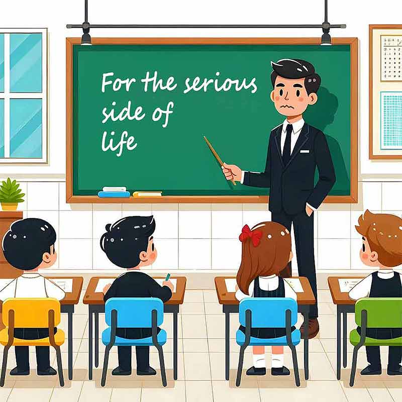 Children lined up is not natural learning